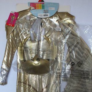 Wonder Woman Golden Armor WW84 Kids Costumes S/M-